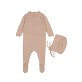 PELUCHE SIGNATURE FOOTIE W/BEANIE (3M-6M)