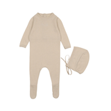 PELUCHE SIGNATURE FOOTIE W/BONNET (3M-6M)