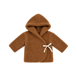PEQUENO TOCON CROSSED BOUCLY COAT (6M-36M)