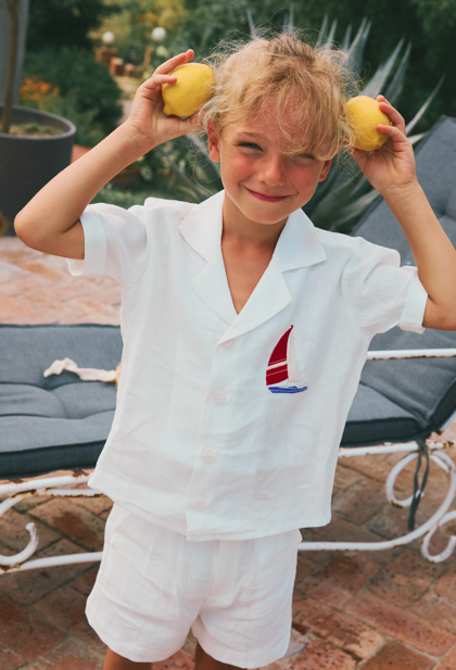 PERNILLE EMBROIDERY BOAT 2PC SET (2-6Y)
