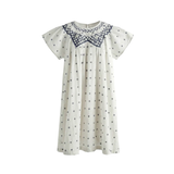 PERNILLE SMOCK STITCH EMB DRESS (2-12Y)