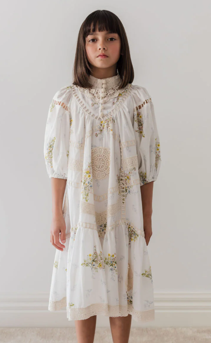 PETITE AMALIE DOILY VOILE DRESS (3-18Y)