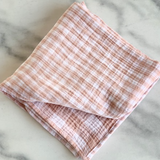 PETITE LAURE BABY SWADDLE GINGHAM