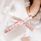 PETITE LAURE BABY SWADDLE GINGHAM