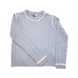 PHILOSOPHY LS CABLE KNIT SWEATER (10-14Y)