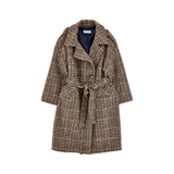 PHILOSOPHY HOUNDSTOOTH TRENCHCOAT(12P-14Y)