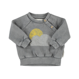 PIUPIUCHICK SUN & CLOUD PRINT SWEATSHIRT(6M-24M)
