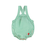 PIUPIUCHICK RED STAR EMB BABY ROMPER (6M-24M)