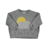 PIUPIUCHICK SUN & CLOUD PRINT SWEATSHIRT (3-4Y)