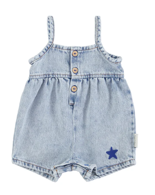 PIUPIUCHICK BABY SHORT DUNGAREES (6M-24M)