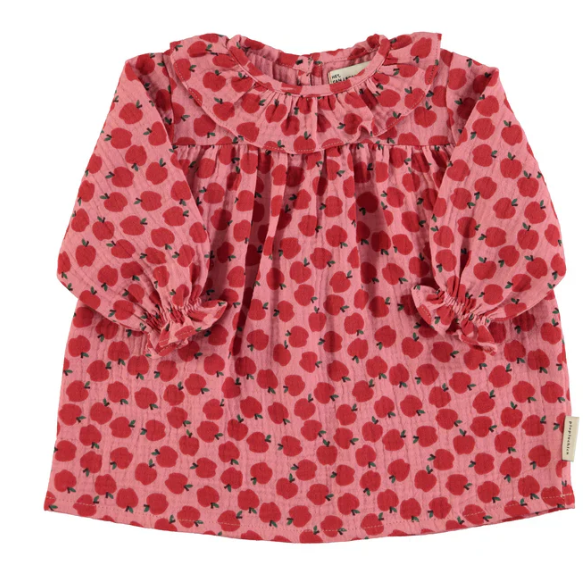 PUIPUICHICK KNEE LENGHT APPLE DRESS(3-10Y)