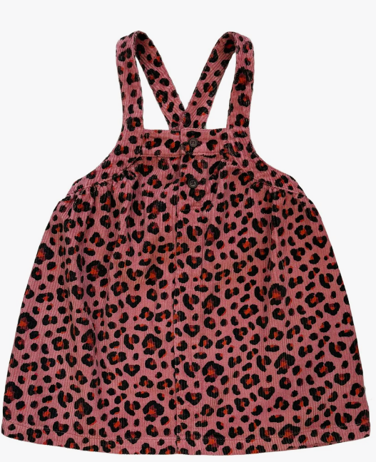 PIUPIUCHICK SHORT DRESS W/STRAPS (3-6Y)