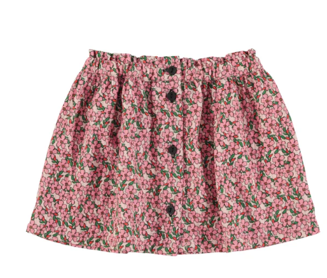 PUIPUICHICK KNEE LENGHT SKIRT (6-12Y)