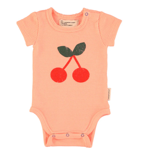 PIUPIUCHICK SHORT SLEEVE BODYSUIT (6M-24M)