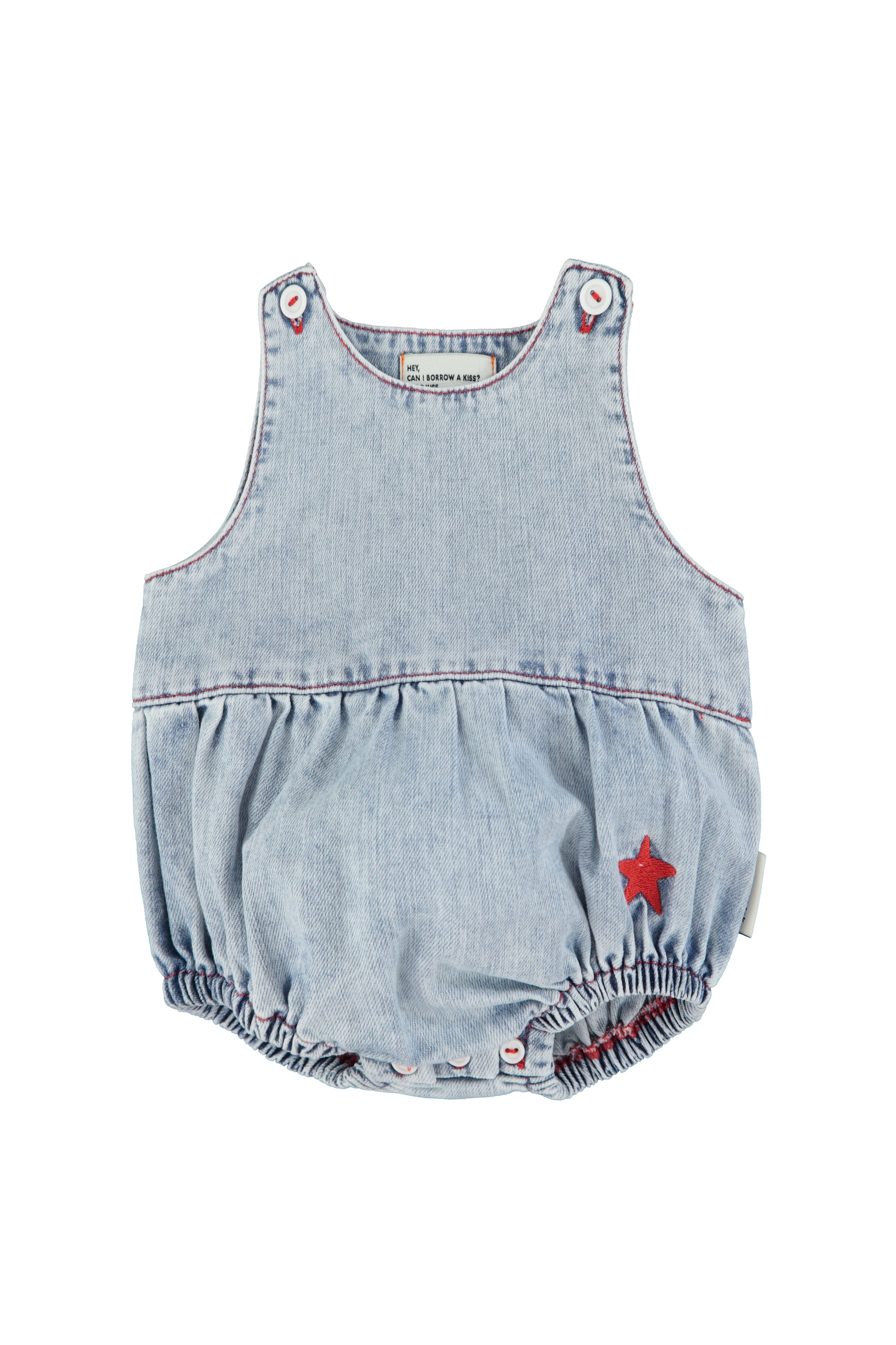 PIUPIUCHICK SLEEVELESS BABY ROMPER (6M-24M)