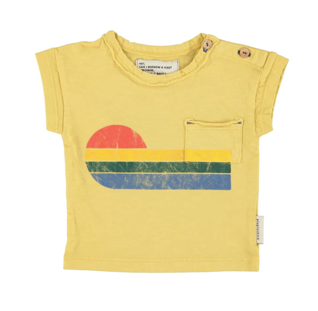 PIUPIUCHICK WAVE PRINT TSHIRT (12M-4Y)