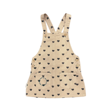 PIUPIUCHICK SHORT DRESS W/STRAPS (3-6Y)