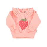 PIUPIUCHICK FRILLED COLLAR SWEATSHIRT (12M-10Y) - Klade Children's Boutique