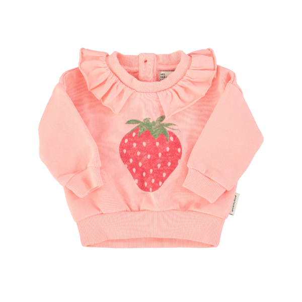 PIUPIUCHICK FRILLED COLLAR SWEATSHIRT (12M-10Y) - Klade Children's Boutique