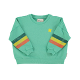 PIUPIUCHICK MULTICOLOR STRIPES SWEATSHIRT(12M-12Y)