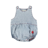 PIUPIUCHICK SLEEVELESS BABY ROMPER (6M-24M)