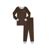 LITTLE PARNI BROWN PAJAMAS (18M-18Y)