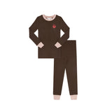 LITTLE PARNI BROWN PAJAMAS (18M-18Y)