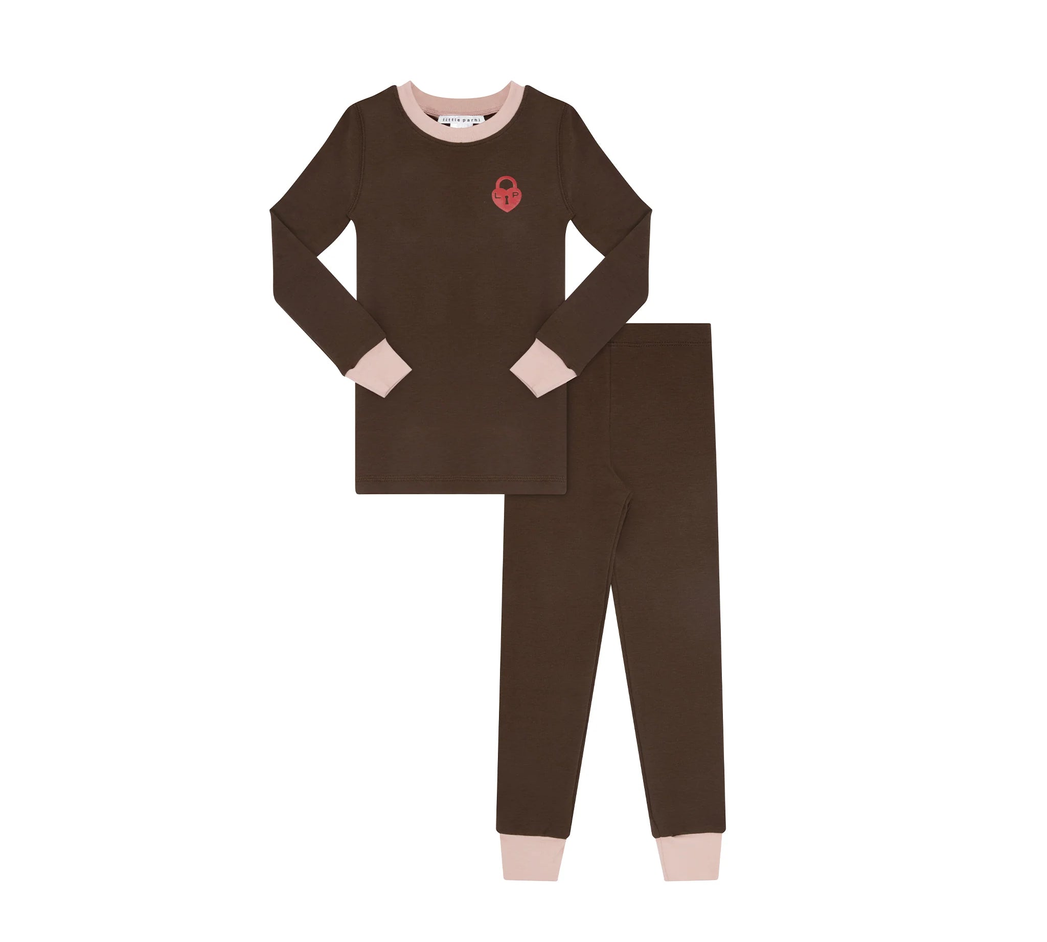 LITTLE PARNI BROWN PAJAMAS (18M-18Y)