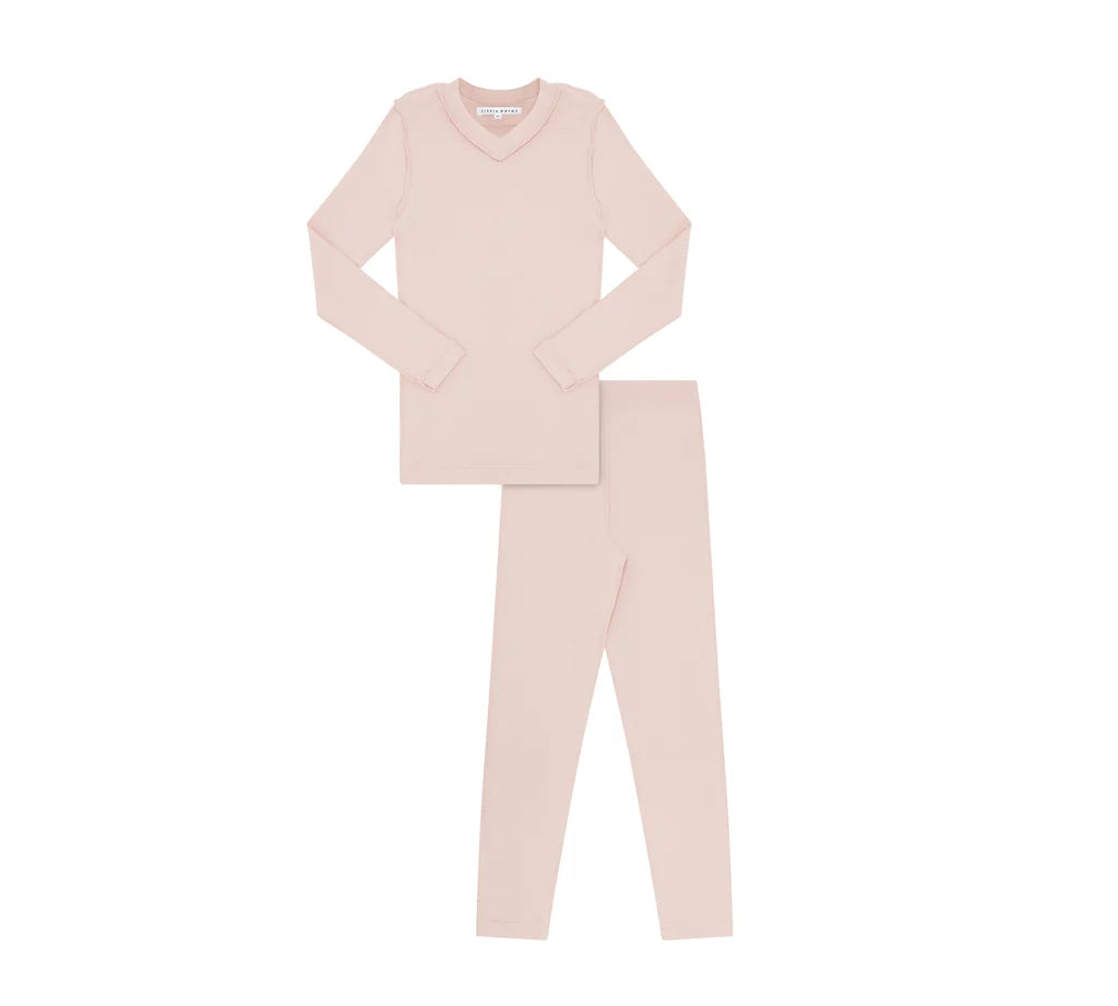 LITTLE PARNI V-NECK PAJAMAS (18M-18Y)