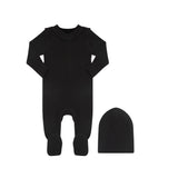 LITTLE PARNI V-NECK FOOTIE PAJAMAS (3M-18M)