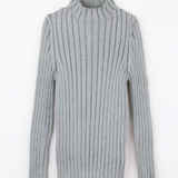 POPELIN COLLAR RIBBED JERSEY TOP (12M-5Y)
