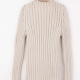 POPELIN COLLAR RIBBED JERSEY TOP (12M-13Y)