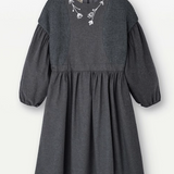 POPELIN DRESS W/SIDE PANELS (4-14Y)