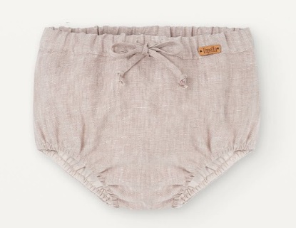 POPELIN LINEN BABY BLOOMER (9M-3Y)