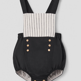 POPELIN LINEN ROMPER (9M-24M)