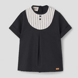 POPELIN SHIRT W/BIB (18M-4Y)