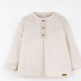POPELIN SHIRT W/PLEATS (9M-3Y)