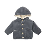 QUINCY MAE CORDUROY HOODED JACKET (6M-5Y)