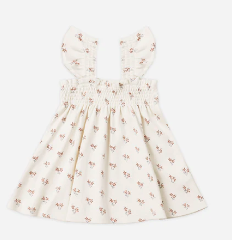 QUINCY MAE SMOCKED JERSEY DRESS(6M-3Y)