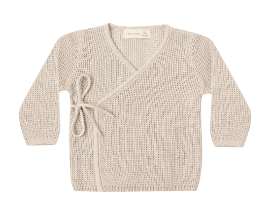 QUINCY MAE KNIT WRAP  SET (0M-12M)