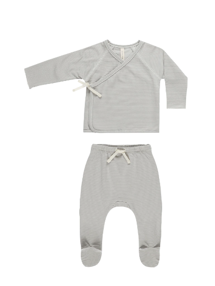 QUINCY MAE WRAP TOP & PANT SET(NB-6M)