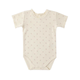 QUINCY MAE SS WAFFLE ONESIE W/SKIRTED BLOOMERS(6M-3Y)