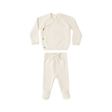 QUINCY MAE KNIT WRAP TOP & PANTS (0M-12M)