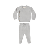 QUINCY MAE KNIT WRAP TOP & PANTS (0M-12M)