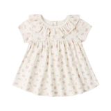 QUINCY MAE RUFFLE COLLAR JERSEY DRESS (2-5Y)