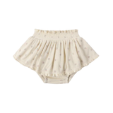 QUINCY MAE SS WAFFLE ONESIE W/SKIRTED BLOOMERS(6M-3Y)
