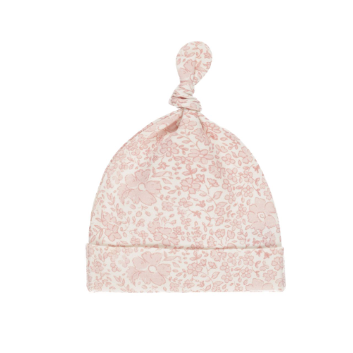 QUINCY MAE KNOTTED BABY HAT (0-6M)