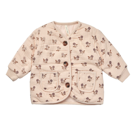 QUINCY MAE QUILTED JACKET(6M-3Y)