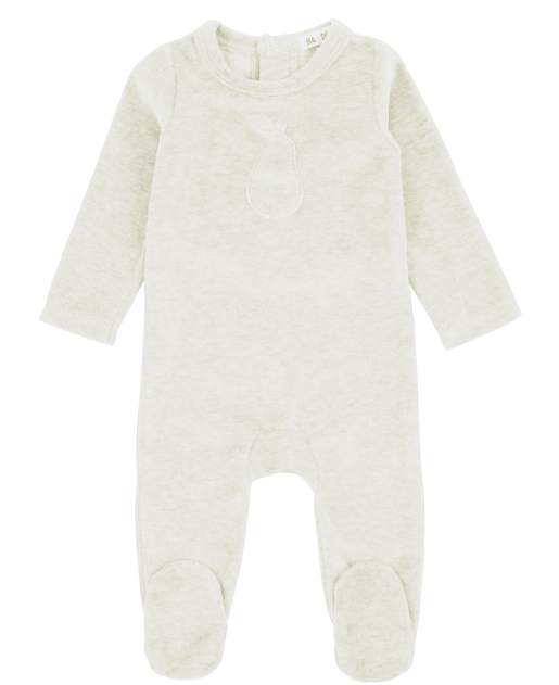 RA & DA PEAR FOOTIE W/HAT (3M-9M) - Klade Children's Boutique