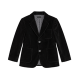 RAVE BLACK VELVET JACKET(3-12Y)